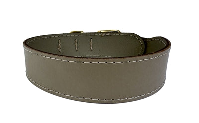 Sazzz Halsband hond pionier leer taupe