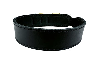 Sazzz Halsband hond pionier leer zwart