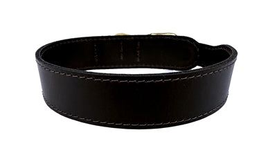 Sazzz Halsband hond pionier leer donkerbruin