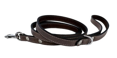 Sazzz hondenriem onverschrokken vintage leer bruin