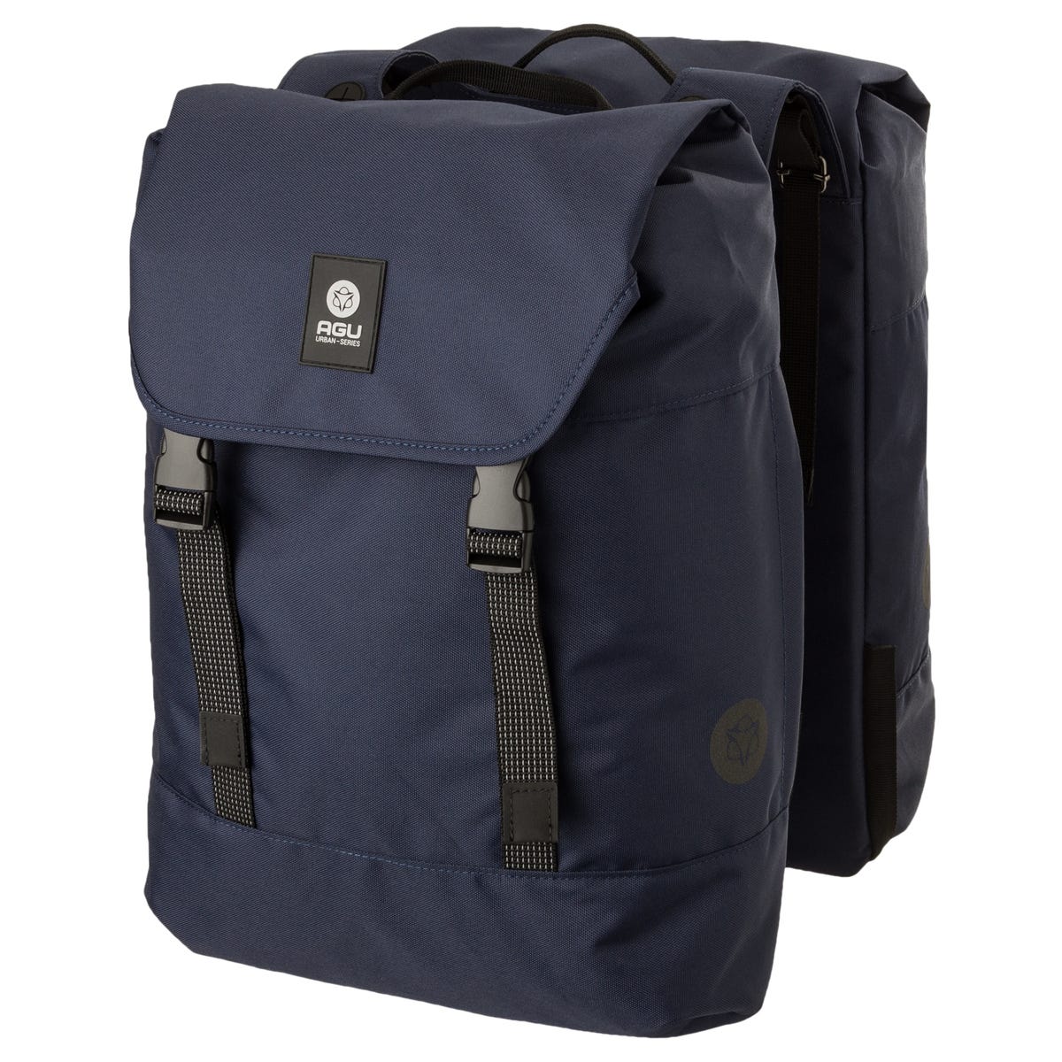 Dwr dubbele fietstas urban navy