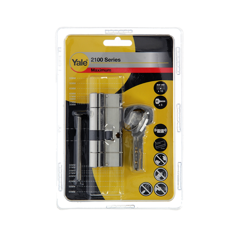 Yale 1060527 - profielcilinder 2100 mv 70mm(30 40) | 5 stuks