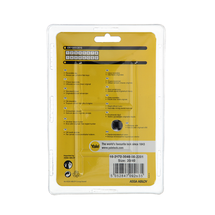 Yale 1060527 - profielcilinder 2100 mv 70mm(30 40) | 5 stuks