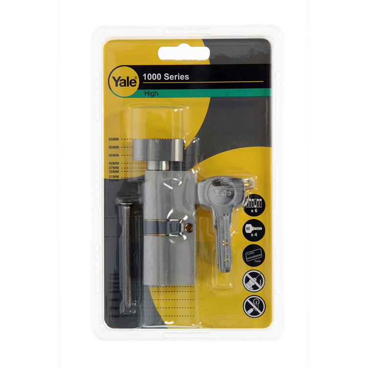 Yale 1060545 - knopcilinder 1000 mv 70mm(35 35) | 5 stuks