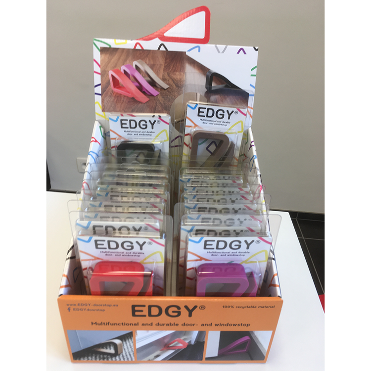 Edgy 1064041 - kassadisplay - gevuld 20 duopacks | 1 stuks