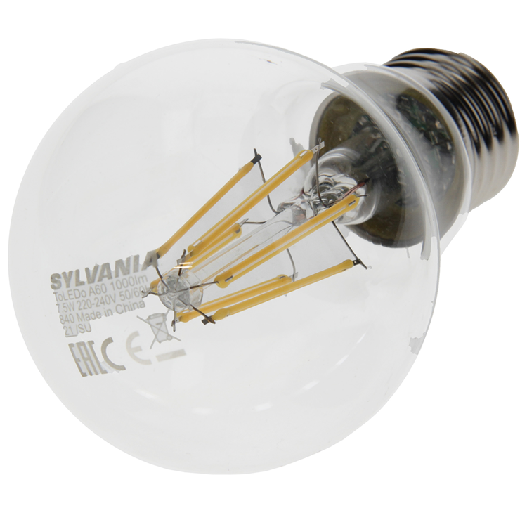 Sylvania 1056546 - syl peer kw e27 helder 1000lm 7,5w=72w | 6 stuks