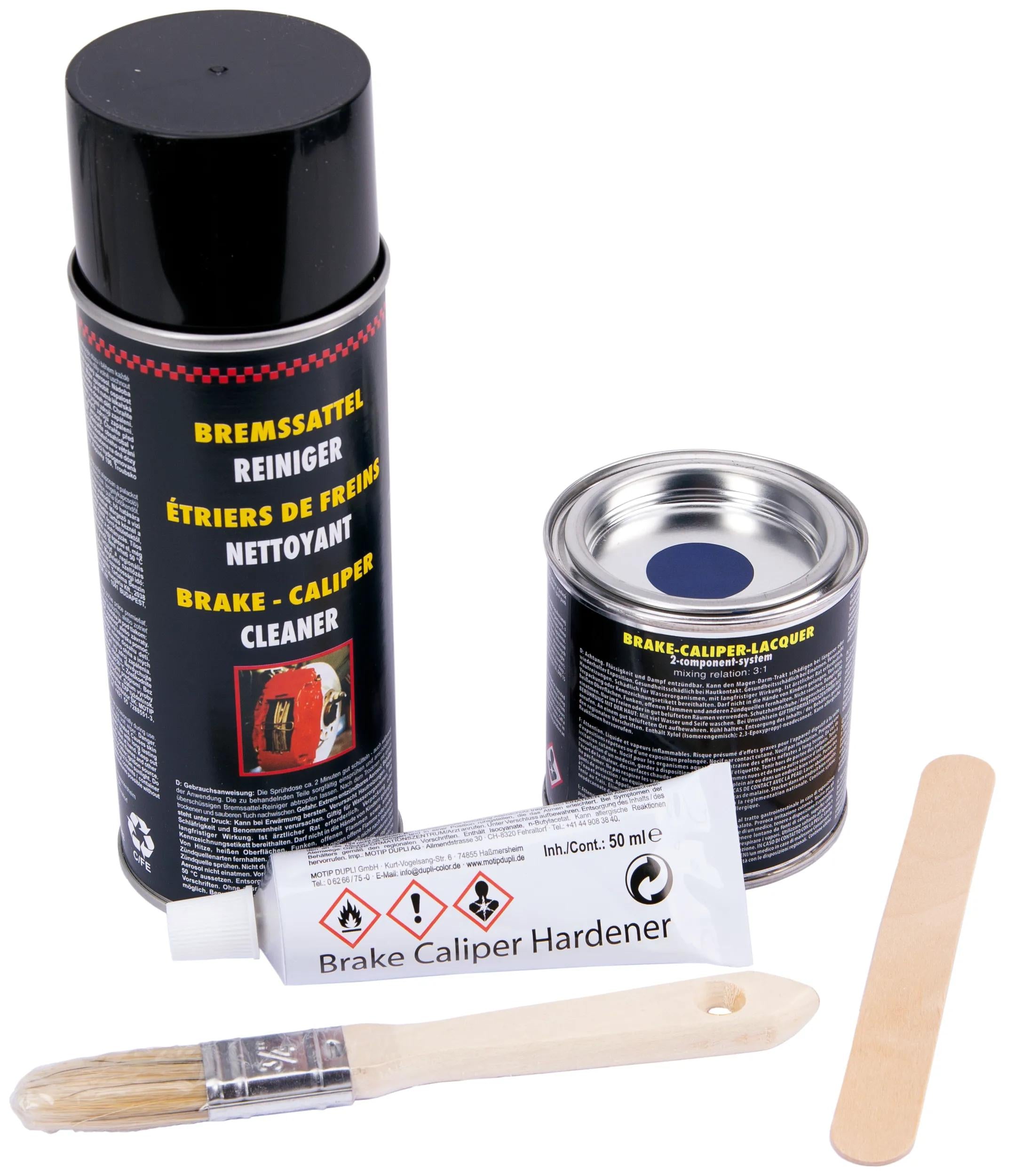 Motip brake caliper paint set tuning blue