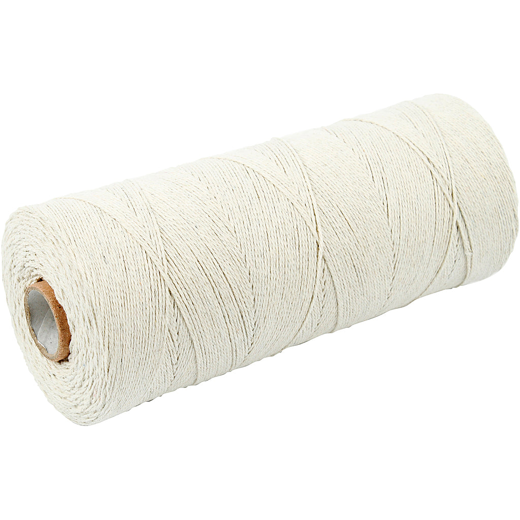 Creativ company https: www.cchobby.nl katoendraad-l-700-m-extra-dunne-kwaliteit-12-6-ca-1-mm-licht-naturel-250-gr-1-bol