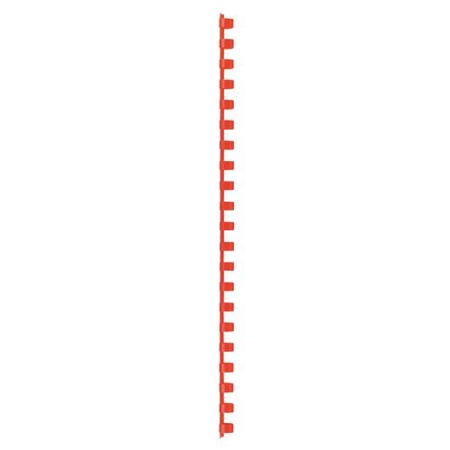 Bindruggen gbc plastic a4 10mm rood capaciteit 65vel