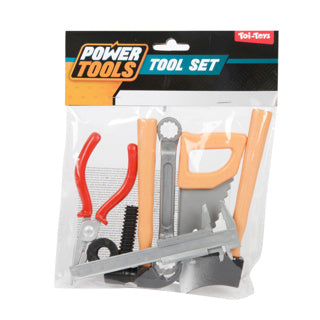 Toi-toys elektrisch gereedschap gereedschapset in zak, 7dlg.