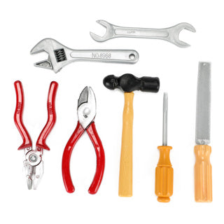 Toi-toys elektrisch gereedschap gereedschapset in zak, 7dlg.