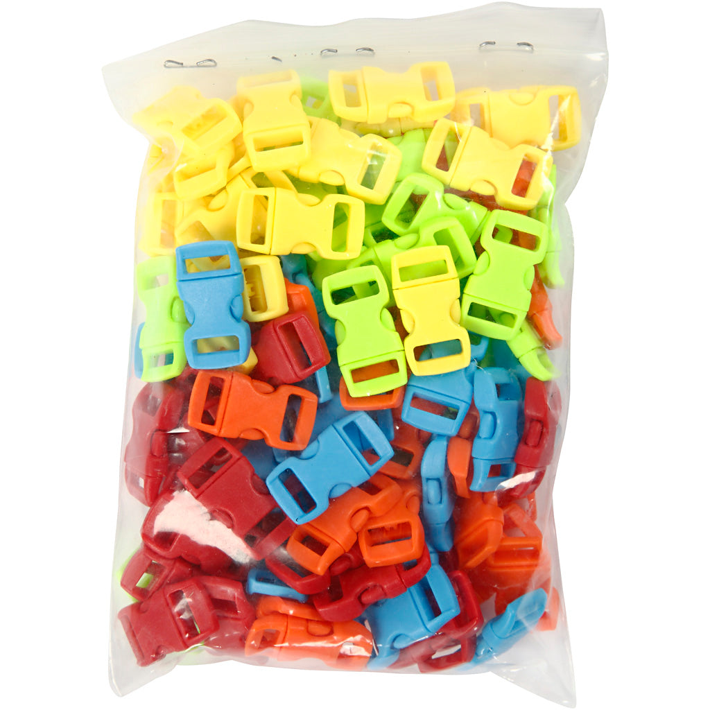 Creativ company https: www.cchobby.nl klik-sluiting-l-29-mm-b-15-mm-gatgrootte-3x11-mm-diverse-kleuren-100-stuk-1-doos