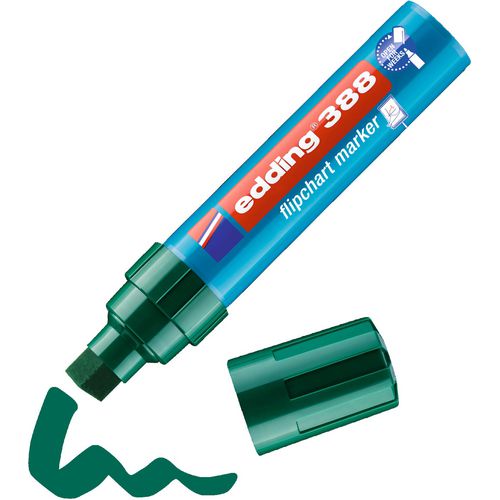 Flipchartmarker edding 388 groen 4-12 mm