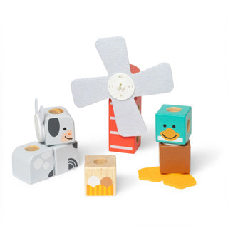 Melissa doug blockables farm friends play set (16pc) | 2 stuks
