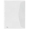 Showtassen hetzel a4 transparant 5 stuks