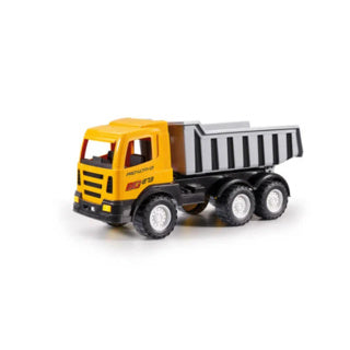 Ottosimon vrachtwagen 70 cm geel grijs