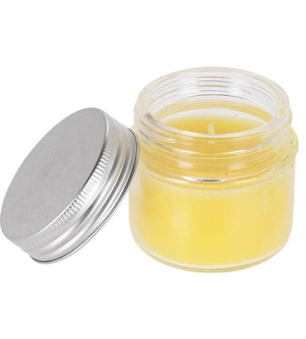Pro garden citronella kaars in glazen pot ø6x6cm