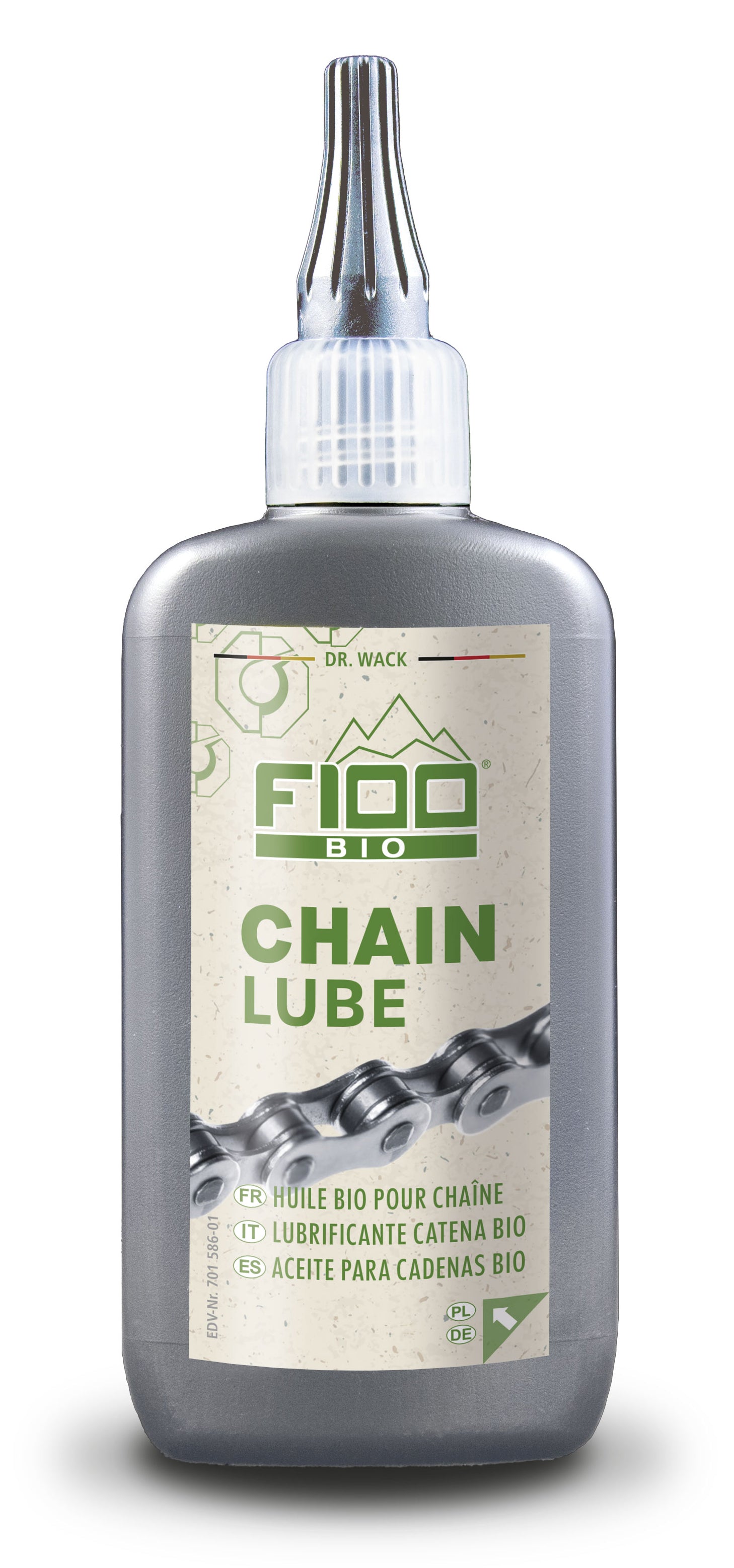 Lubrifiant chaîne bio DR.WACK F100 lubrifiant chaîne bio - flacon compte-goutte de 100ml