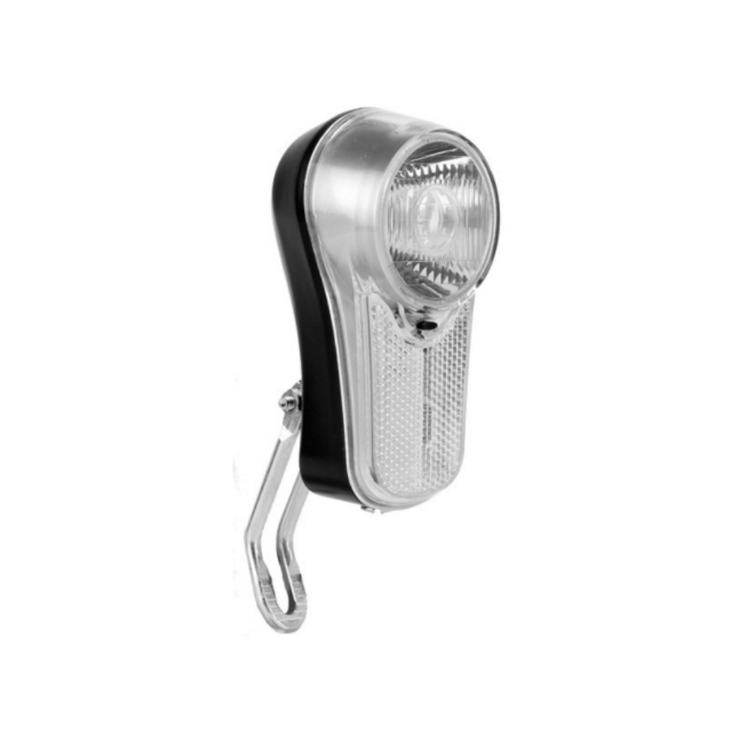 Axa City LED-koplamp. 4lm, incl batterijen. (werkplaatsverpakking)