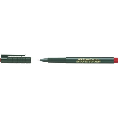 Fineliner farber-castell 1511 0,4 mm rood