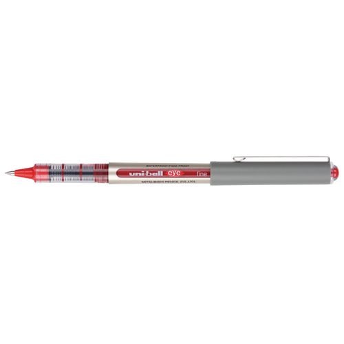 Rollerball mitsubishi uni-ball gel ub eye 157 medium 0,4mm rood antislip dop