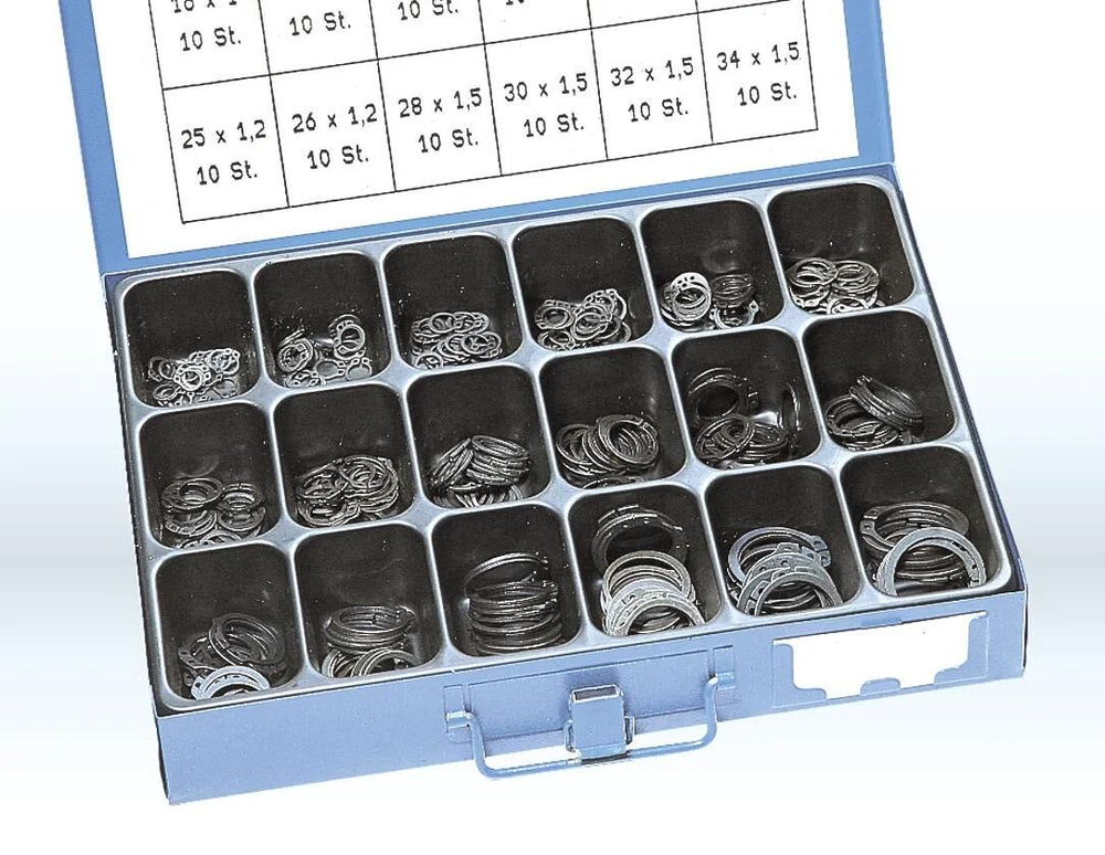 Dresselhaus assortiment borgringen sort.circlips din 471 az