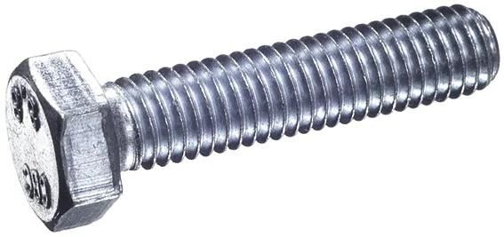 Dresselhaus zeskantbout 6-kt-screw,threaded head dresselh.m12x30mm galvani