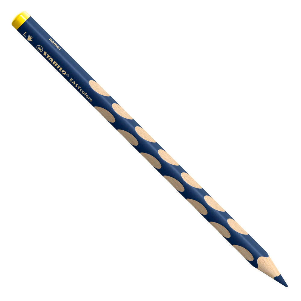 Stabilo easycolors linkshandig kleurpotlood - donker blauw