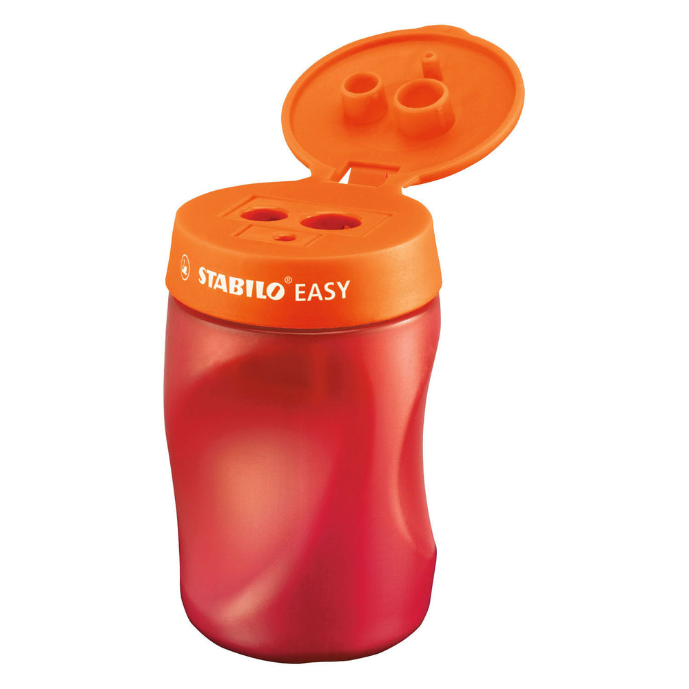 Stabilo easysharpener - 3 in 1 puntenslijper - rechts - rood