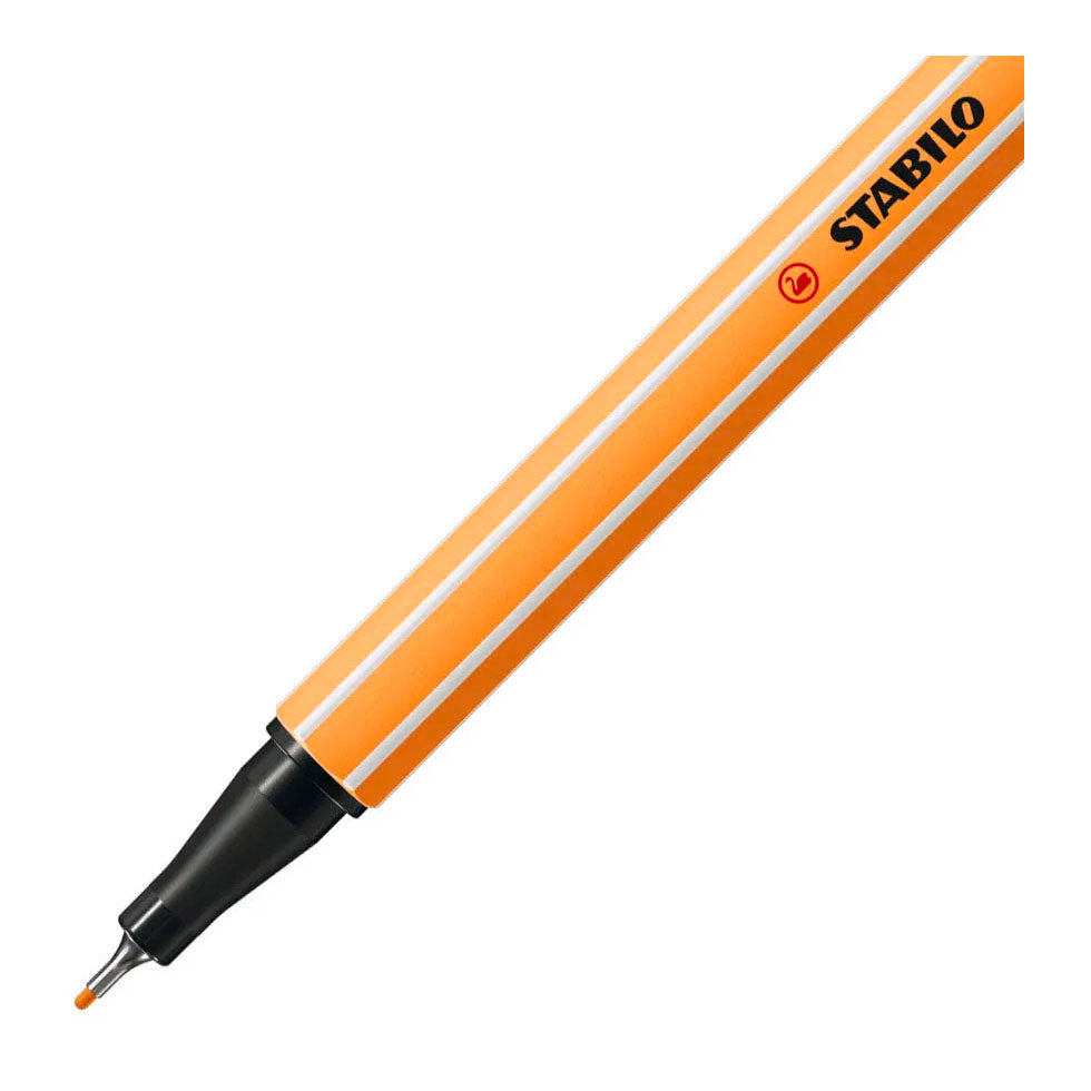 Stabilo point 88 | premium fineliner 0.4 mm | papaya | per stuk