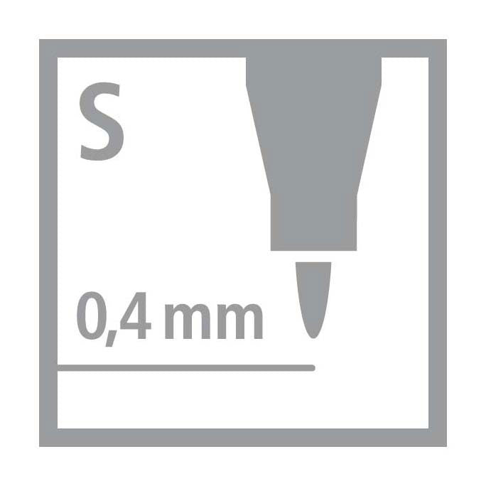 Stabilo write-4-all - permanente marker - superfijn - zwart