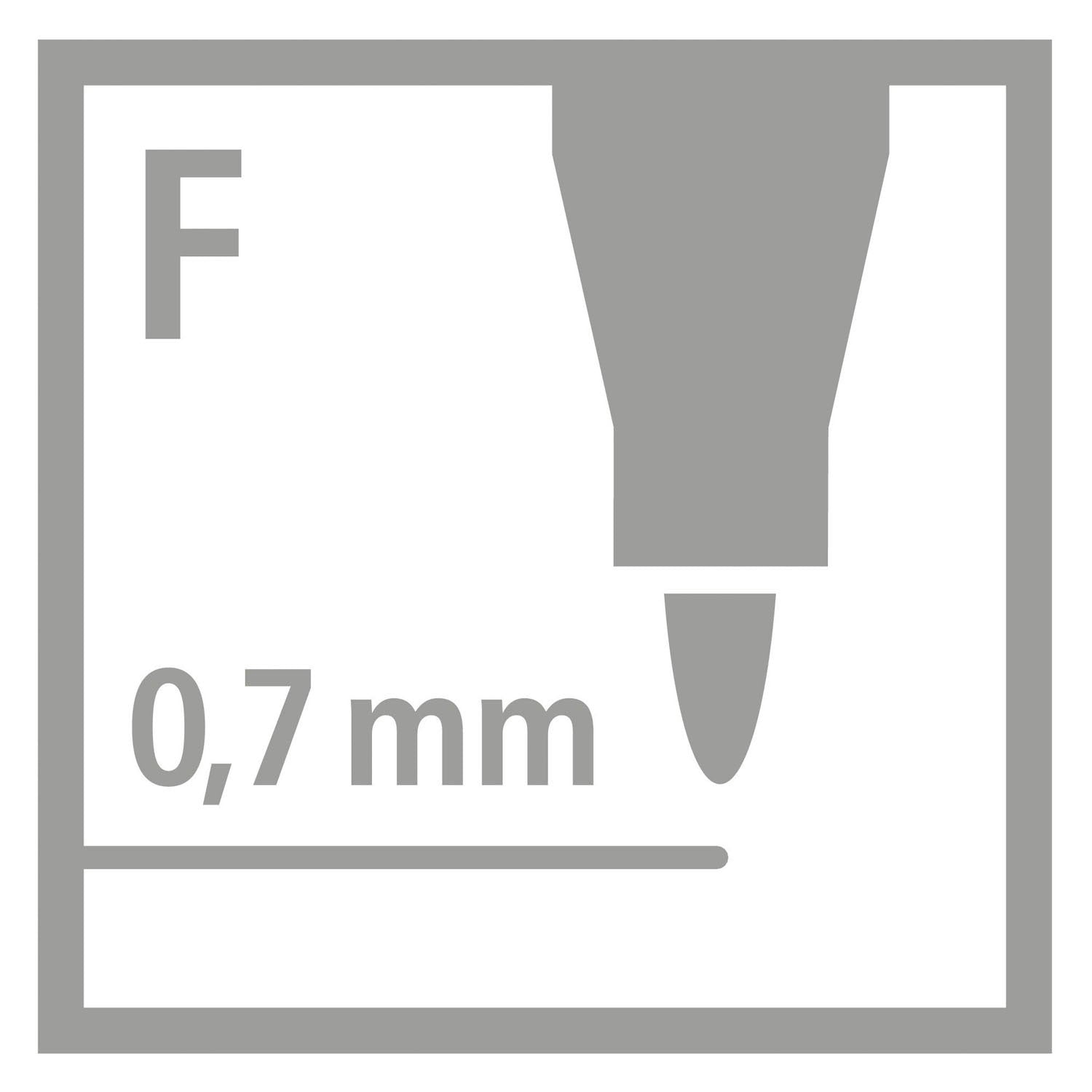 Stabilo ohpen universeel - niet-permanente marker - zwart