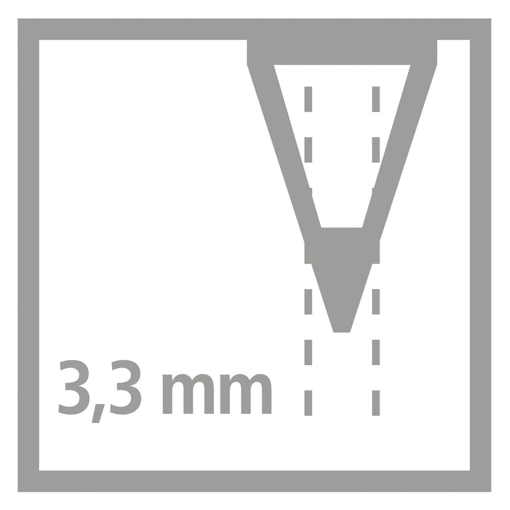 Stabilo all glaspotlood - kleur- en grafietpotlood - geel