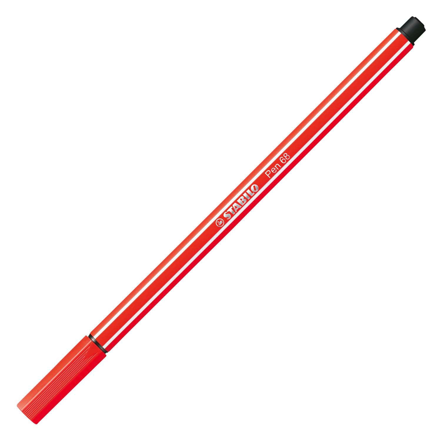 Stabilo viltstift premium pen 68 1 mm verschillende kleuren 6 stuks