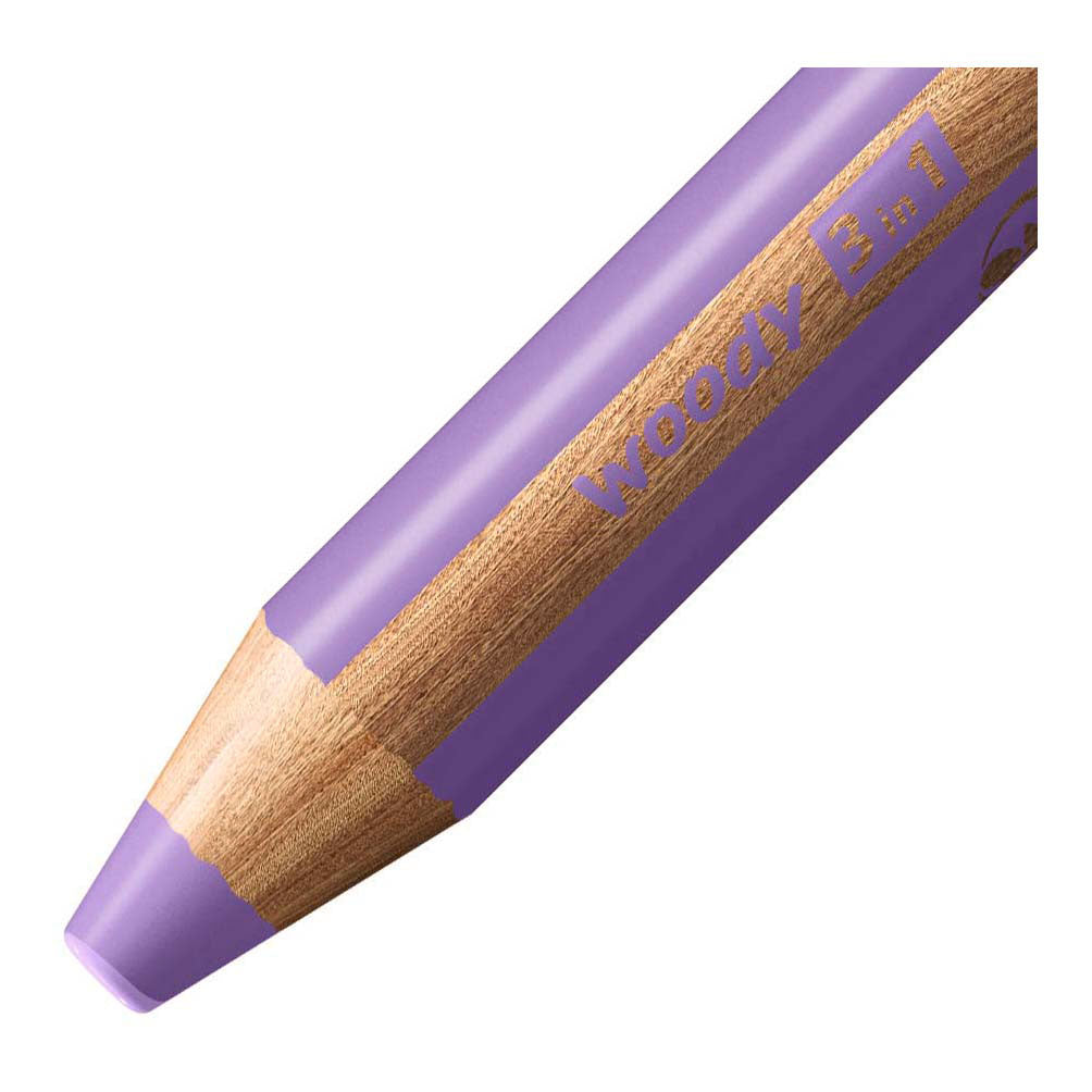 Stabilo woody 3 in 1 - multitalent kleurpotlood - pastel lila
