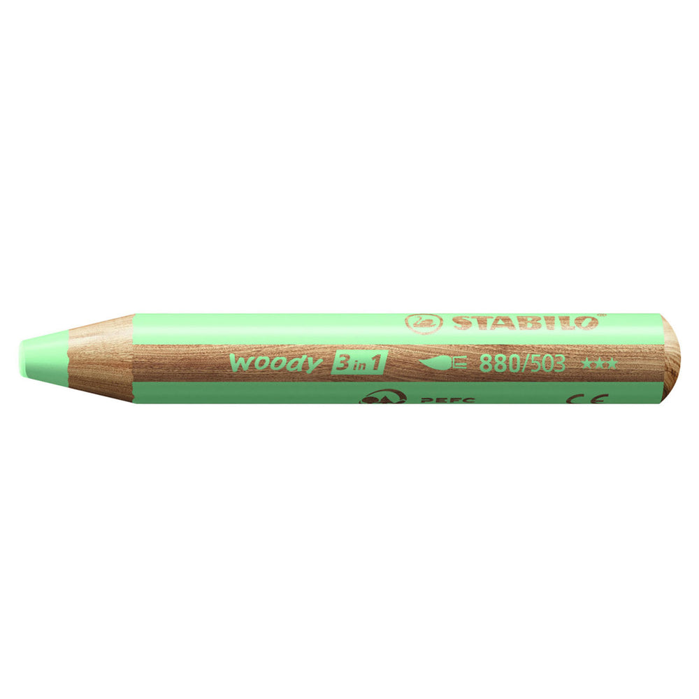 STABILO Woody 3in1 - Pastelgroen
