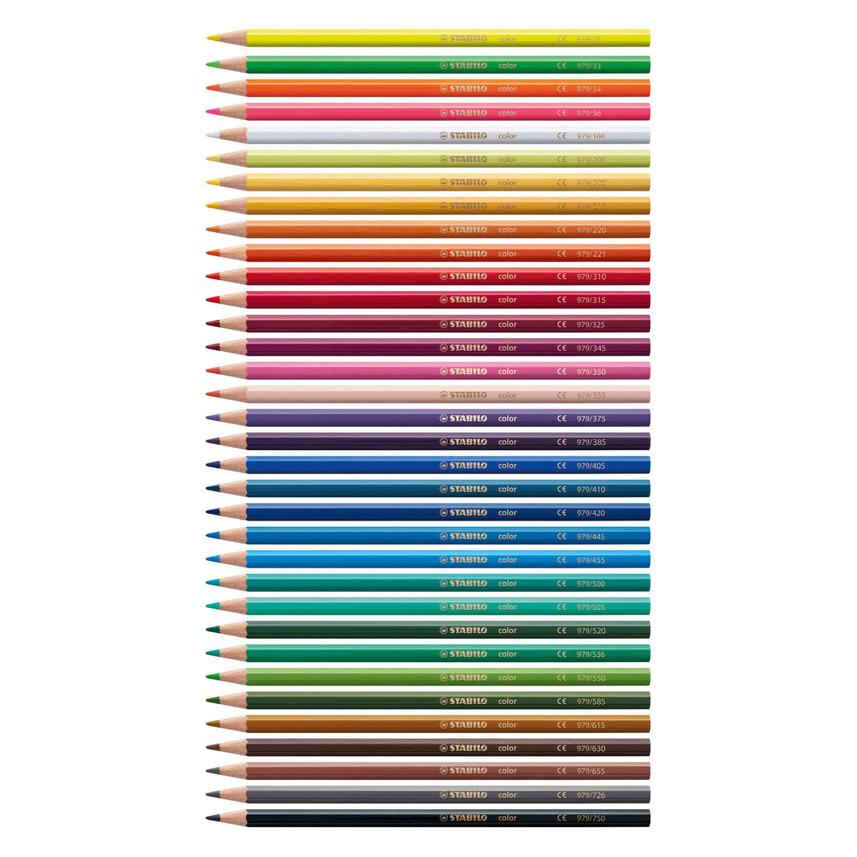 Stabilo color - kleurpotlood - set met 24 stuks