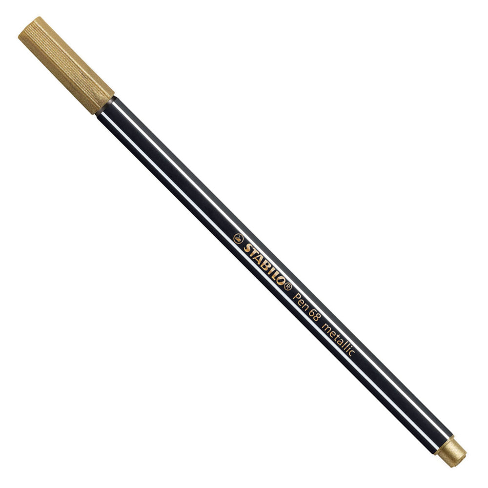 Stabilo pen 68 metallic - viltstift - metallic goud (68 810)