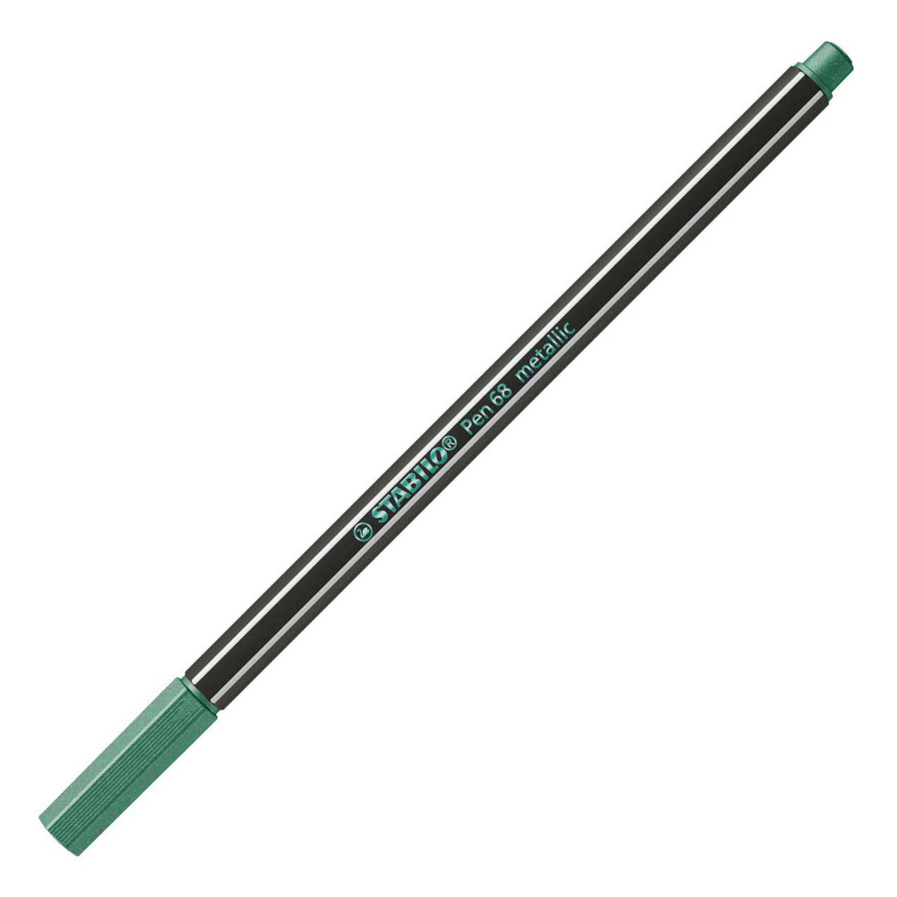 Stabilo pen 68 metallic - viltstift - groen (68 836)