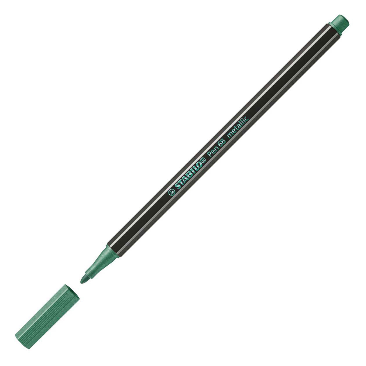 Stabilo pen 68 metallic - viltstift - groen (68 836)