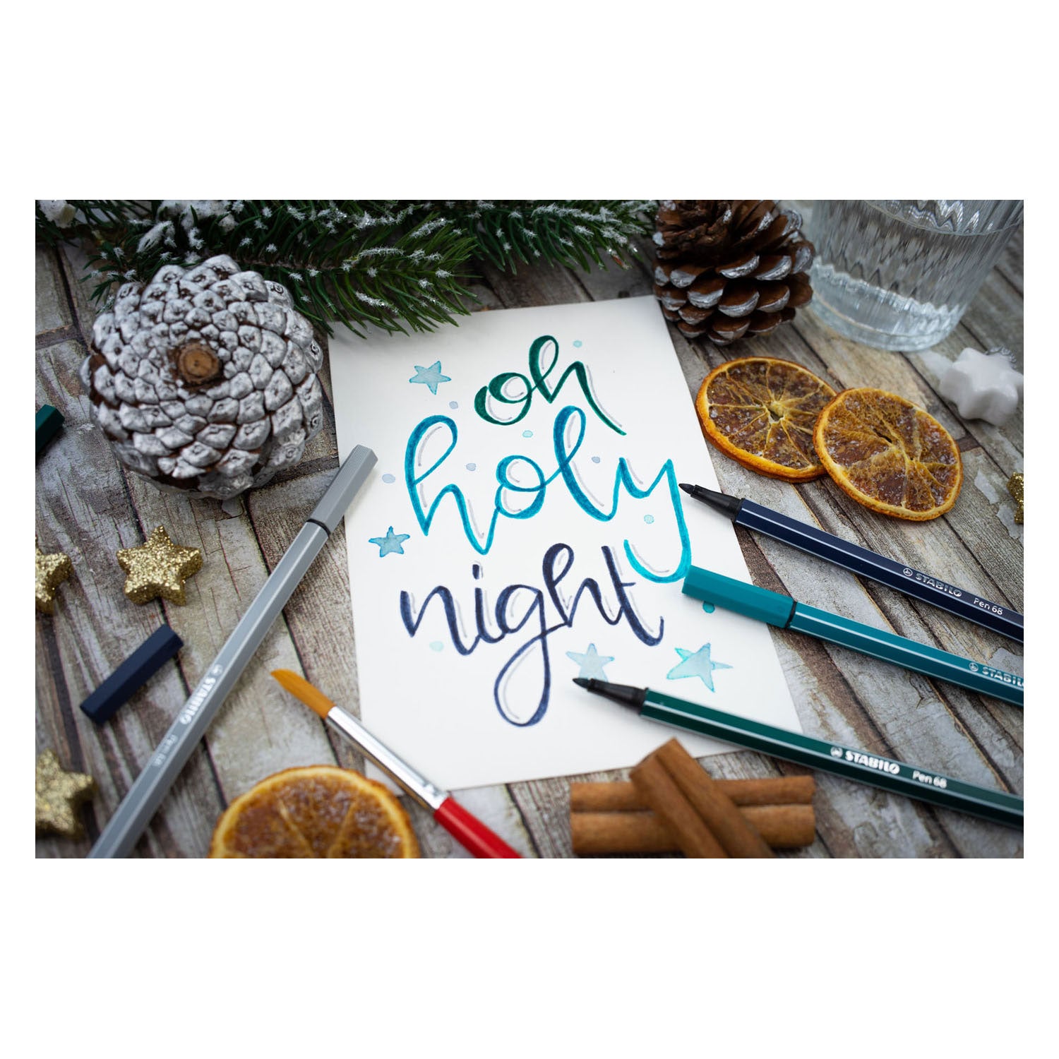 Stabilo pen 68 - viltstift - modder groen (68 37)