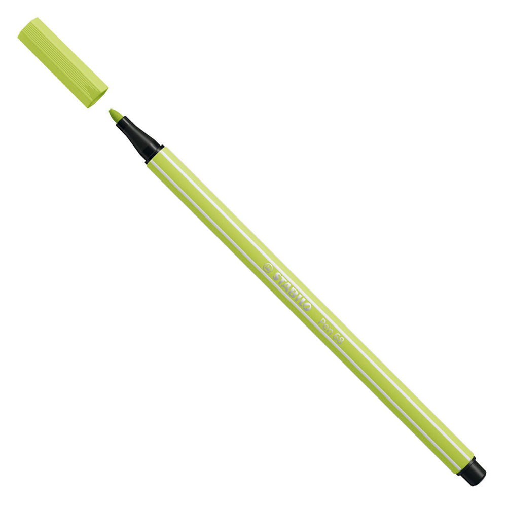 Stabilo viltstift pen 68 14 vleugje limoen