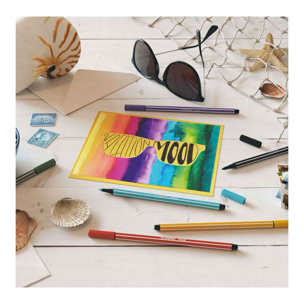 Stabilopen 68 - viltstift - citroen geel (68 24)