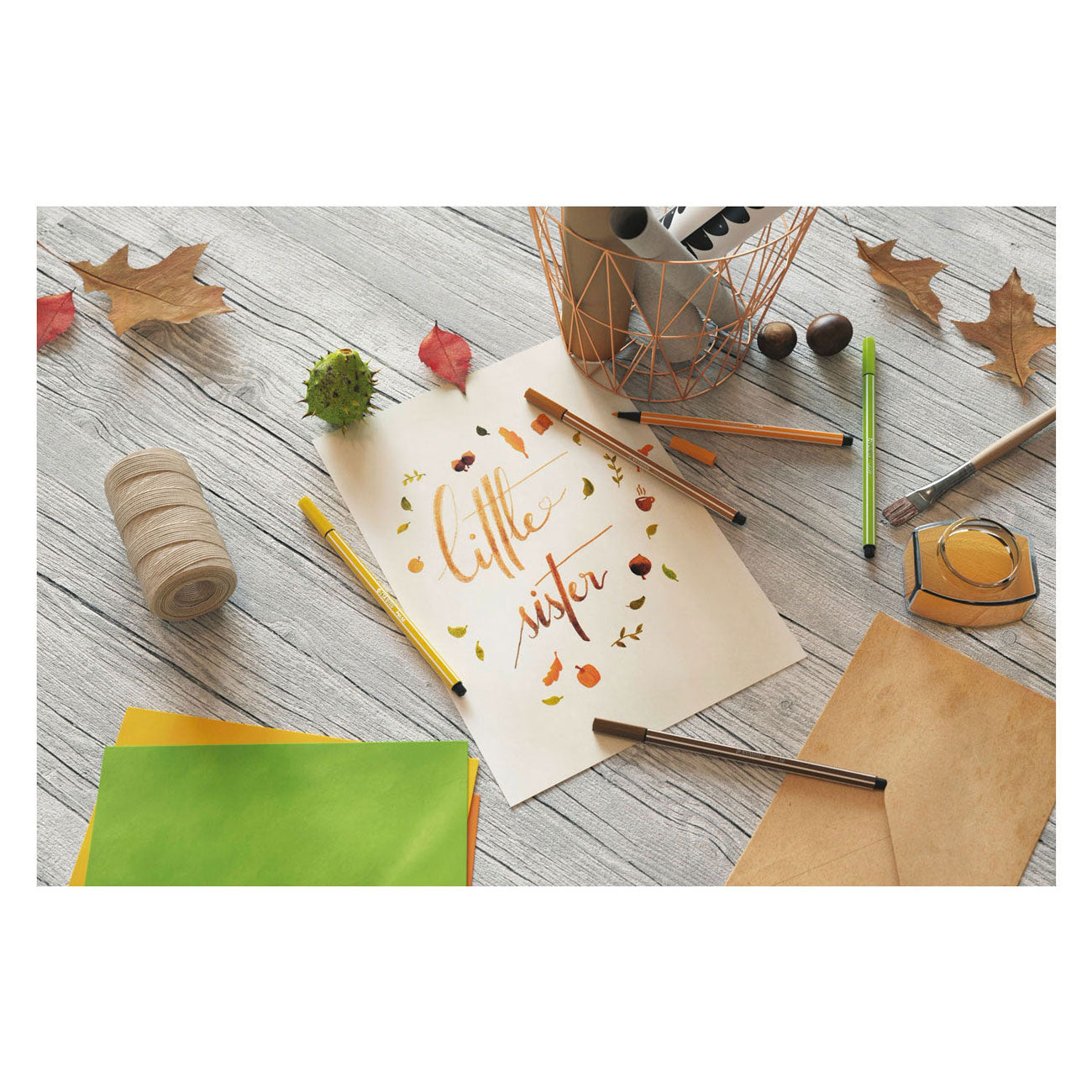 Stabilo pen 68 - viltstift - turkoois blauw (68 51)