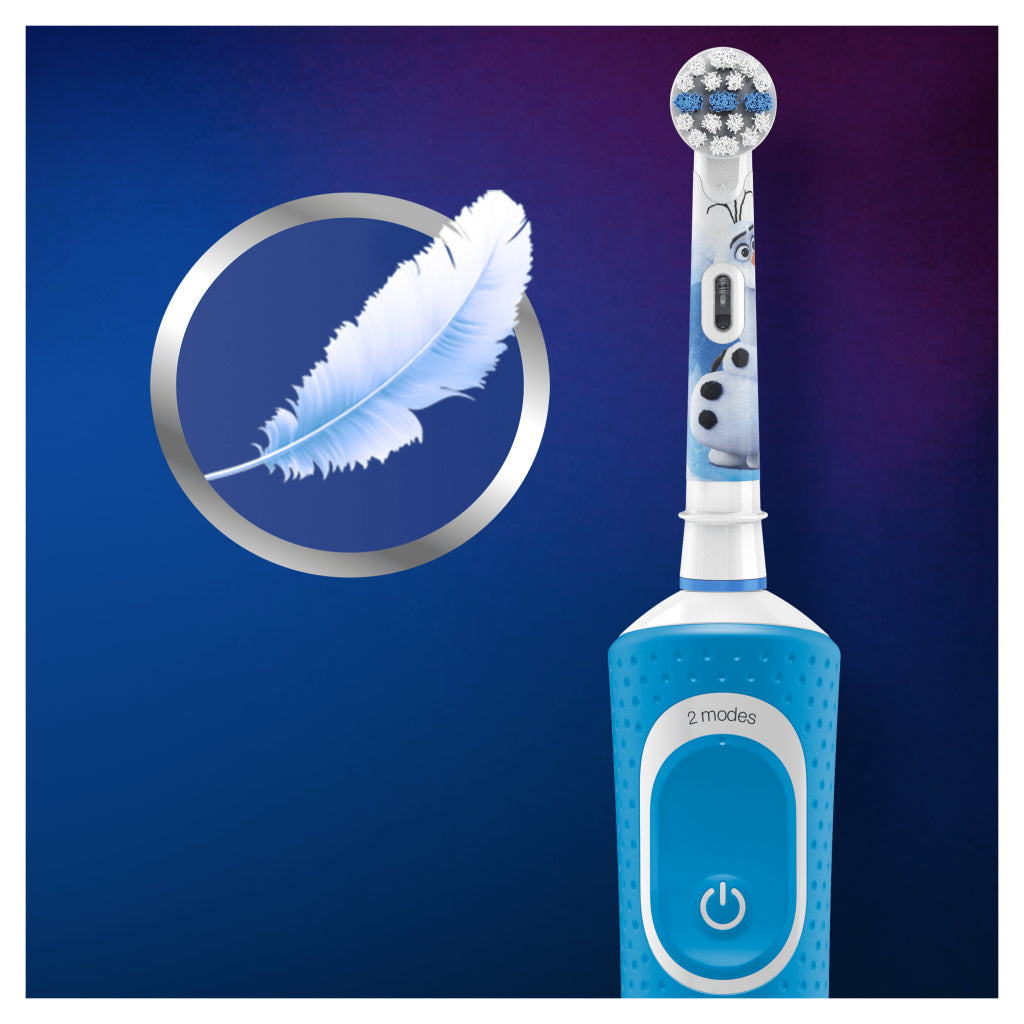 Oral-b kids disney frozen 2 elektrische tandenbostel blauw wit