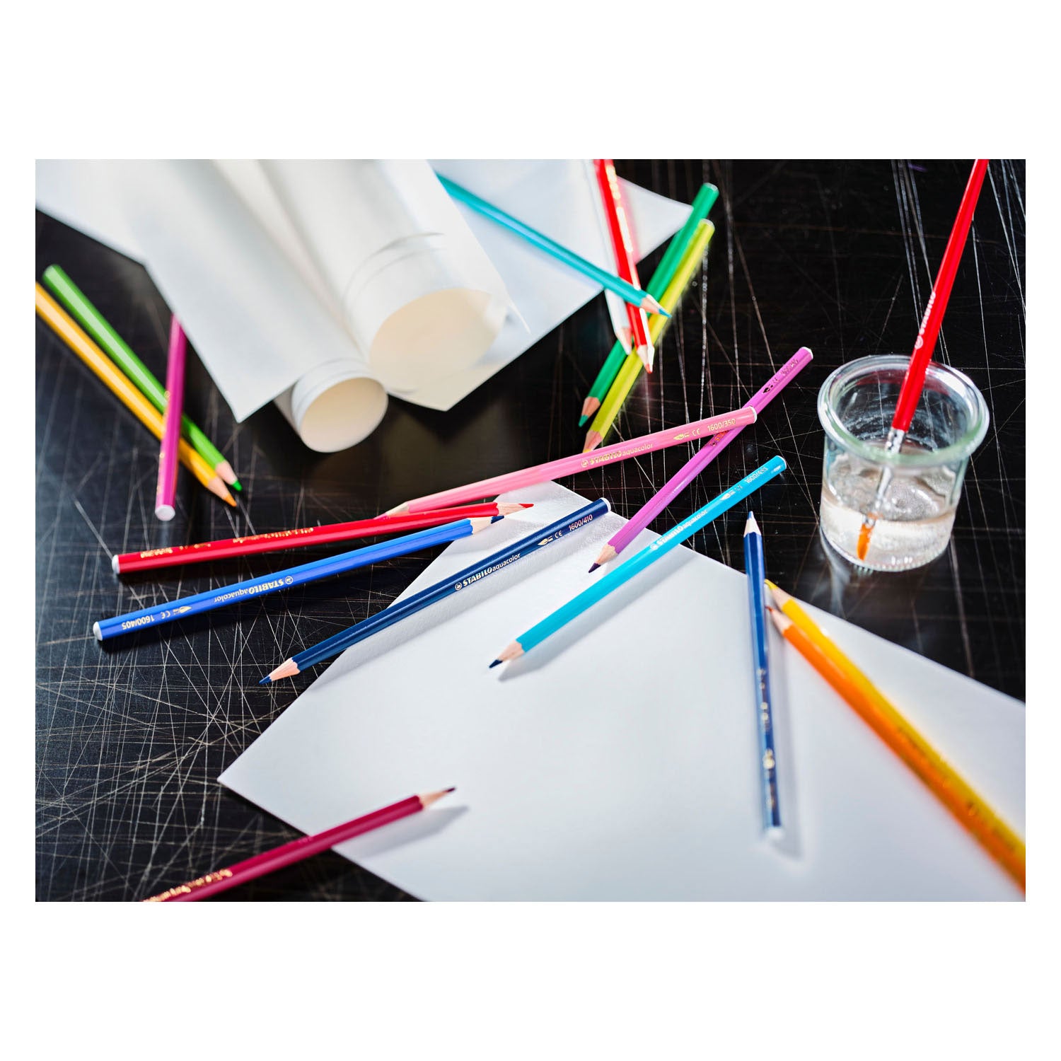 STABILO Aquacolor Metalen Doos, 24st.