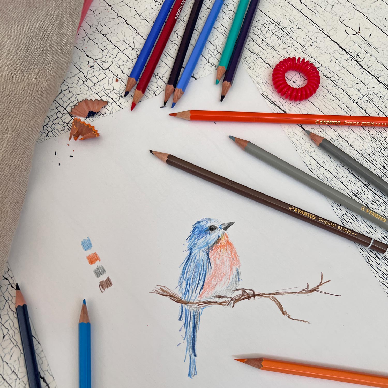 STABILO Originele Kleurpotloden Metalen Doos, 12st.