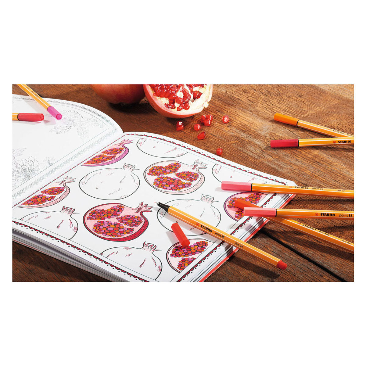 STABILO punt 88 Metalen Doos Fineliners, 50st.