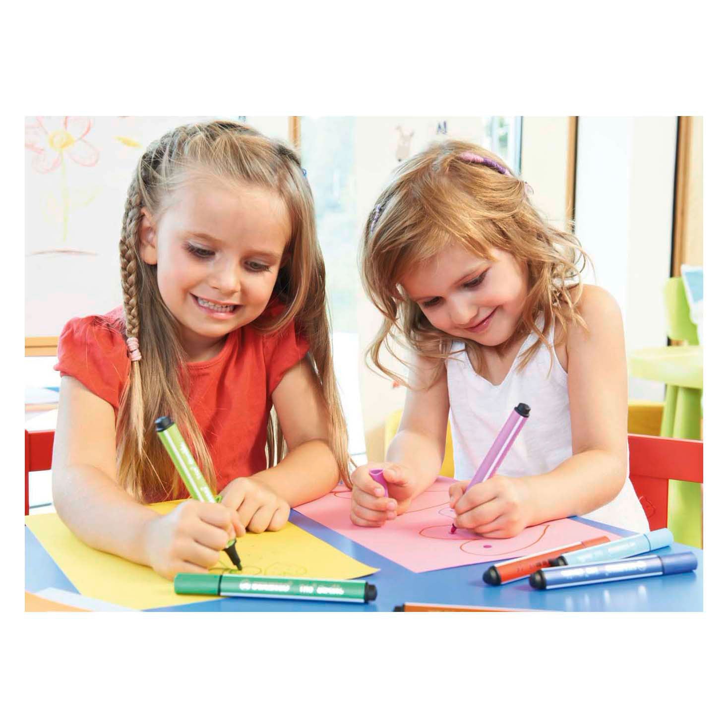 STABILO Trio Scribbi Viltstiften, 14st.