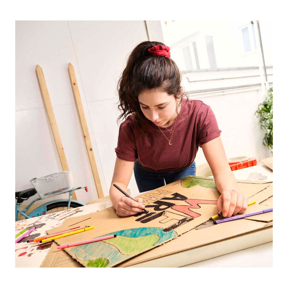 STABILO pen 68 Pastelviltstiften, 8st.